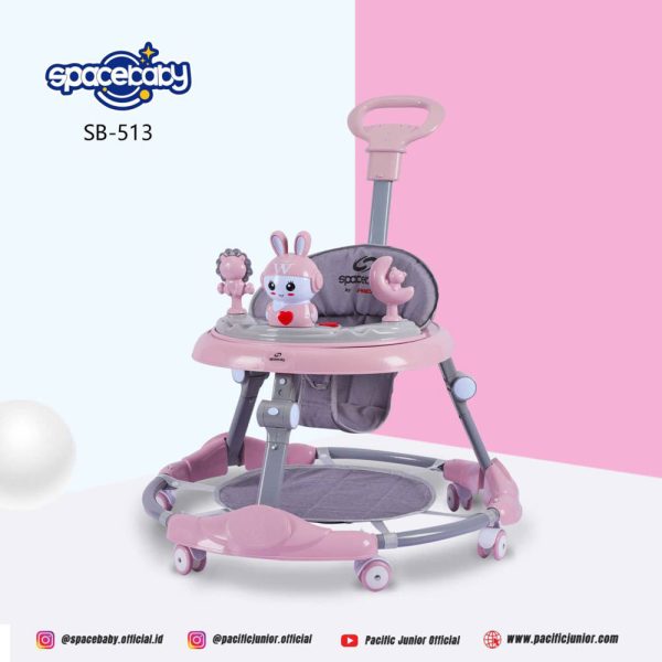 BABY WALKER SPACEBABY SB-513 (RABBIT STIR) - Gambar 8