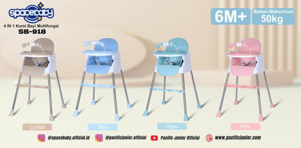 BABY HIGH CHAIR SPACEBABY SB-918 - Gambar 11