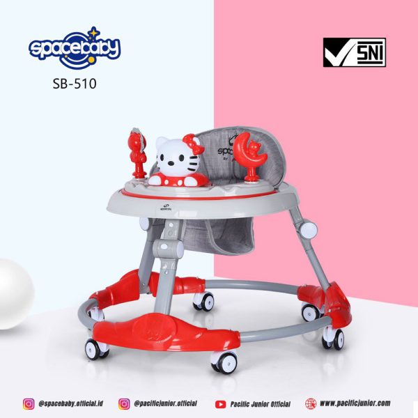 BABY WALKER SPACEBABY SB-510 (KITTY) - Gambar 2