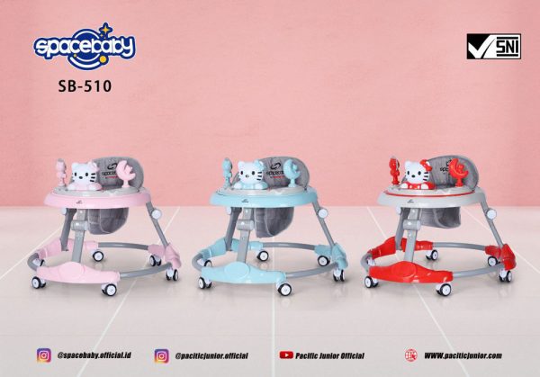 BABY WALKER SPACEBABY SB-510 (KITTY) - Gambar 7
