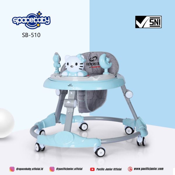 BABY WALKER SPACEBABY SB-510 (KITTY) - Gambar 6