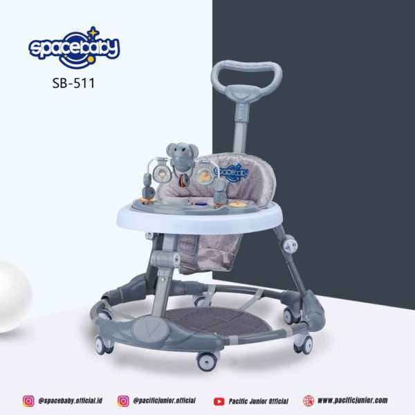 BABY WALKER SPACEBABY SB-511 (ELEPHANT STIR) - Gambar 7