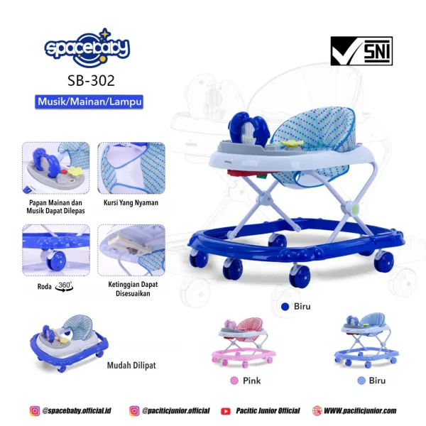 BABY WALKER SPACEBABY SB-302 - Gambar 6