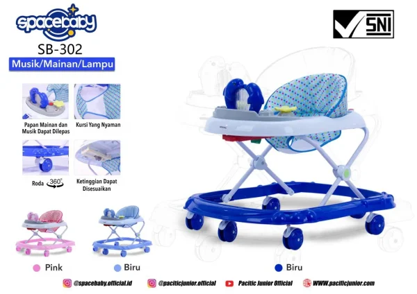 BABY WALKER SPACEBABY SB-302 - Gambar 5