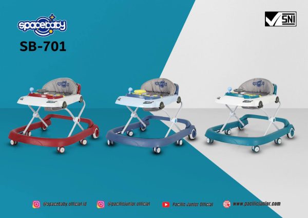 BABY WALKER SPACEBABY SB-701 (2 IN 1) - Gambar 8