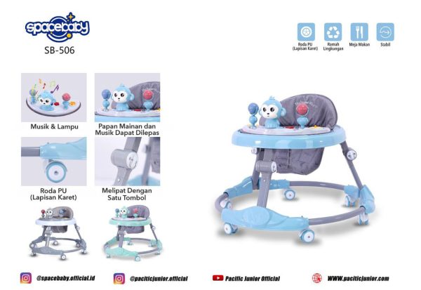 BABY WALKER SPACEBABY SB-506 (MONKEY) - Gambar 5