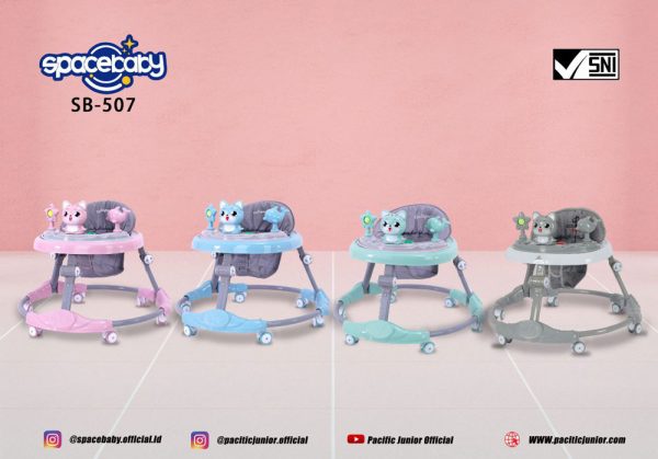 BABY WALKER SPACEBABY SB-507 (CAT) - Gambar 9