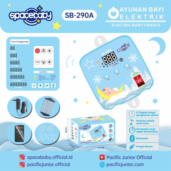 AYUNAN BAYI ELEKTRIK SPACEBABY SB-290A - Gambar 2