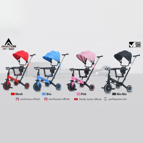 TRICYCLE AVIATOR AT-7692 (7 IN 1) - Gambar 10