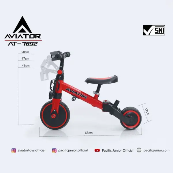 TRICYCLE AVIATOR AT-7692 (7 IN 1) - Gambar 4