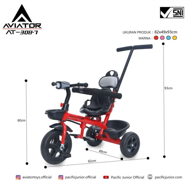 TRICYCLE AVIATOR AT-308-7 - Gambar 3