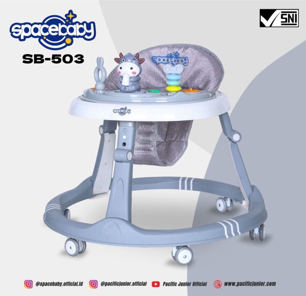 BABY WALKER SPACEBABY SB-503 (COW) - Gambar 6