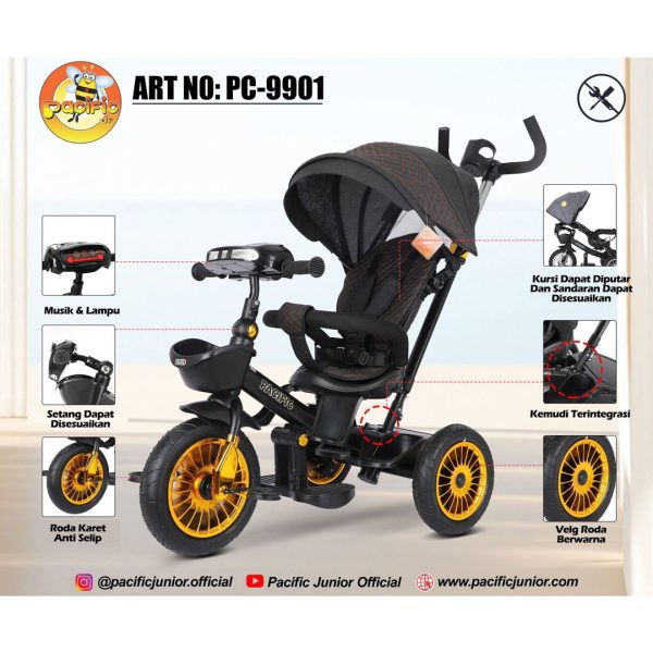 TRICYCLE PACIFIC JR PC-9901 - Gambar 5