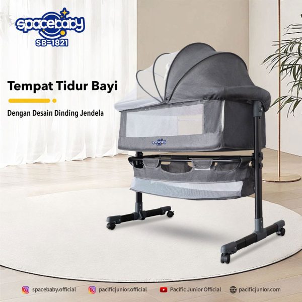 BABY SIDE BED SPACEBABY SB-1821 - Gambar 3