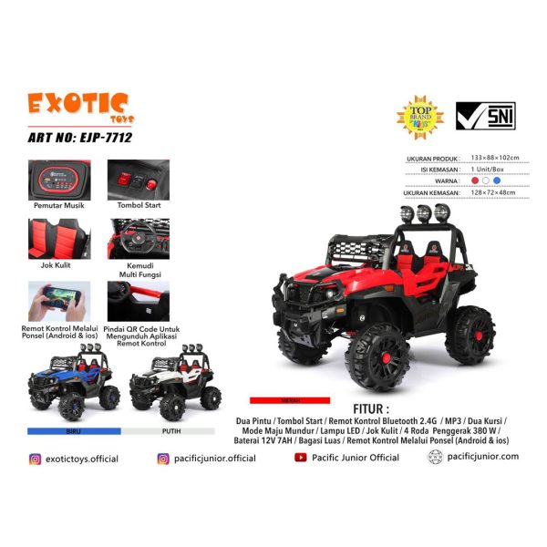 RC JEEP EXOTIC EJP-7712 - Gambar 3
