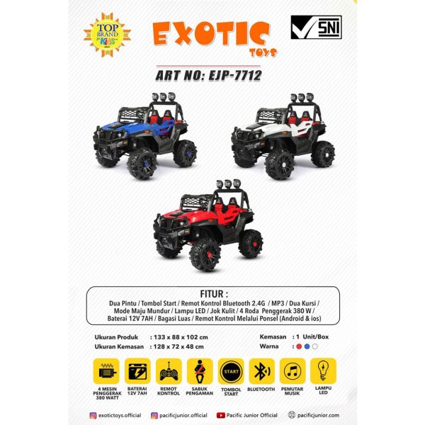 RC JEEP EXOTIC EJP-7712 - Gambar 6