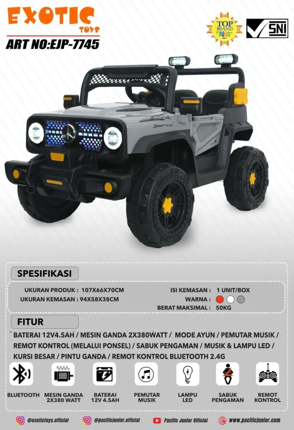 RC JEEP EXOTIC EJP-7745 - Gambar 4