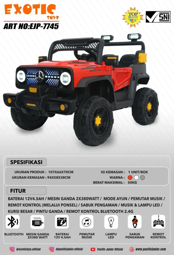 RC JEEP EXOTIC EJP-7745 - Gambar 2