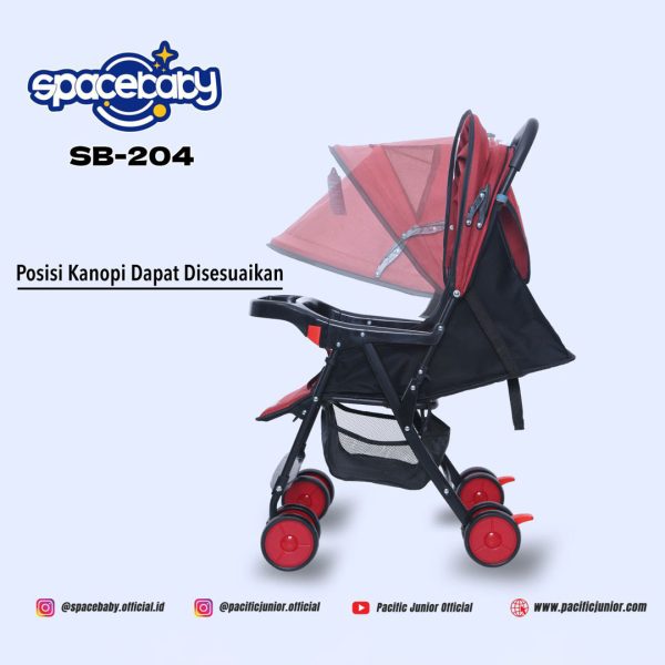 BABY STROLLER SPACEBABY SB-204 - Gambar 4