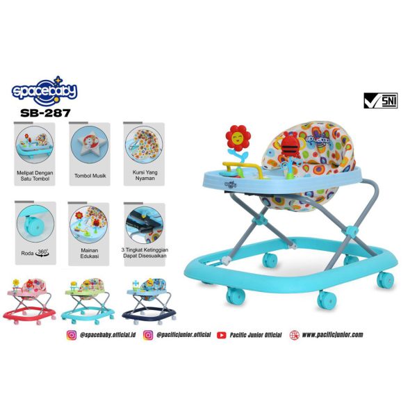 BABY WALKER SPACEBABY SB-287 - Gambar 3