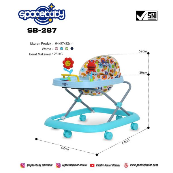 BABY WALKER SPACEBABY SB-287 - Gambar 2