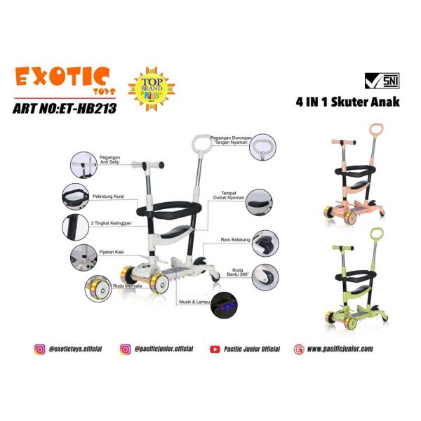 SCOOTER EXOTIC ET-HB213 - Gambar 5