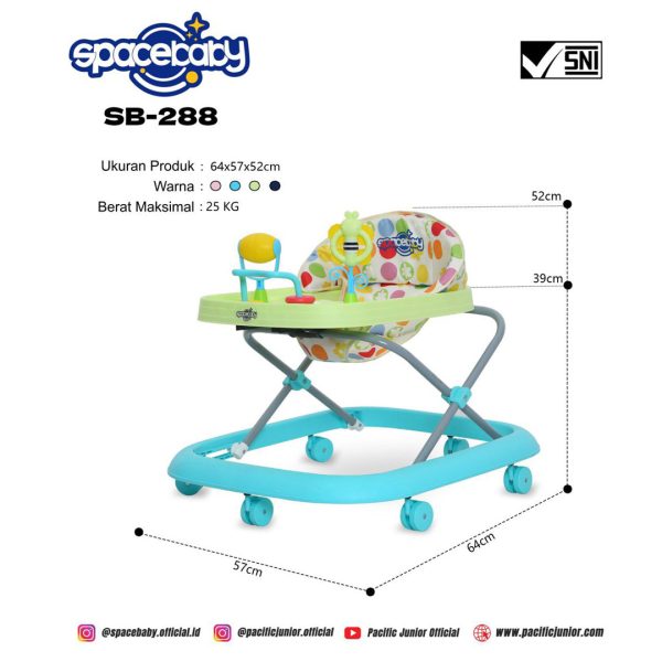 BABY WALKER SPACEBABY SB-288 - Gambar 3