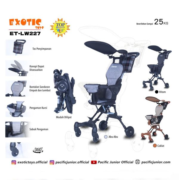 MAGIC STROLLER EXOTIC ET-LW227 - Gambar 3