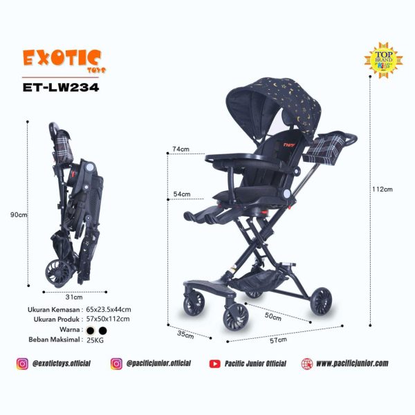 MAGIC STROLLER EXOTIC ET-LW234 - Gambar 5