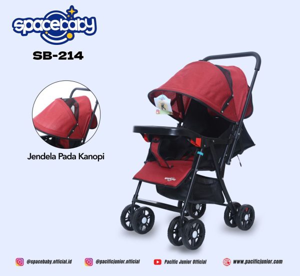 BABY STROLLER SPACEBABY SB-214 - Gambar 6