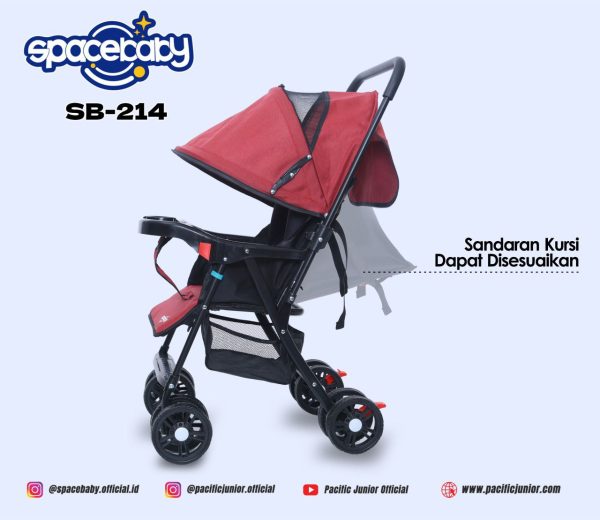 BABY STROLLER SPACEBABY SB-214 - Gambar 9
