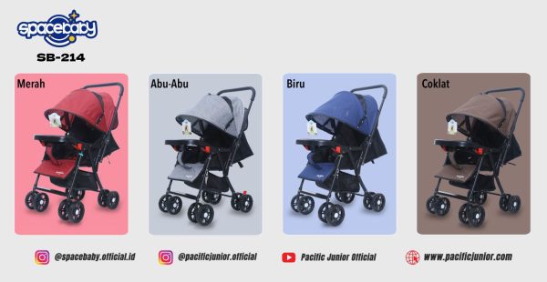 BABY STROLLER SPACEBABY SB-214 - Gambar 12
