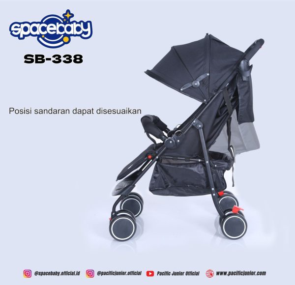 BABY STROLLER SPACEBABY SB-338 - Gambar 4