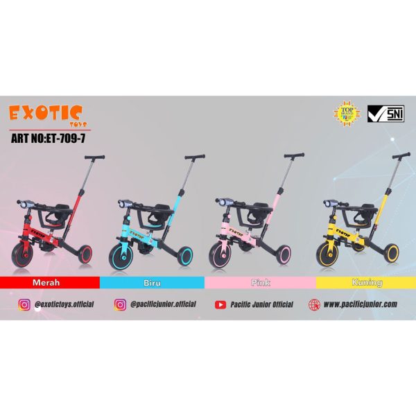 BALANCE BIKE EXOTIC ET-709-7 (6 IN 1) - Gambar 13