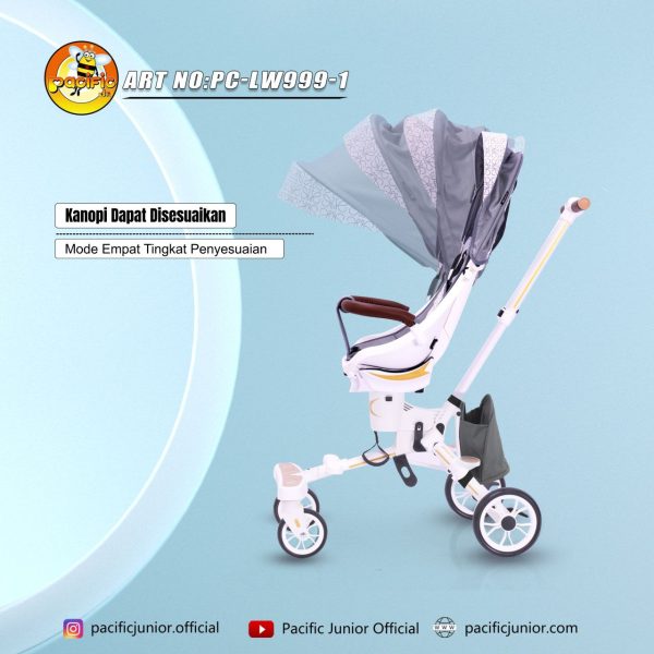 MAGIC STROLLER PACIFIC JR PC-LW999-1 - Gambar 4