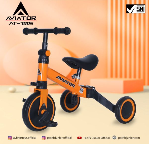 BALANCE BIKE AVIATOR AT-7905 (3 IN 1) - Gambar 13