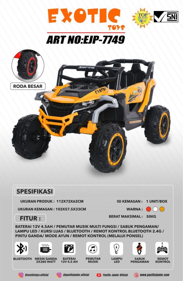 RC JEEP EXOTIC EJP-7749 - Gambar 6
