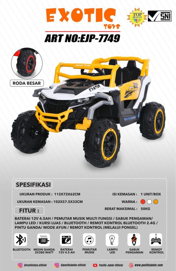 RC JEEP EXOTIC EJP-7749 - Gambar 5