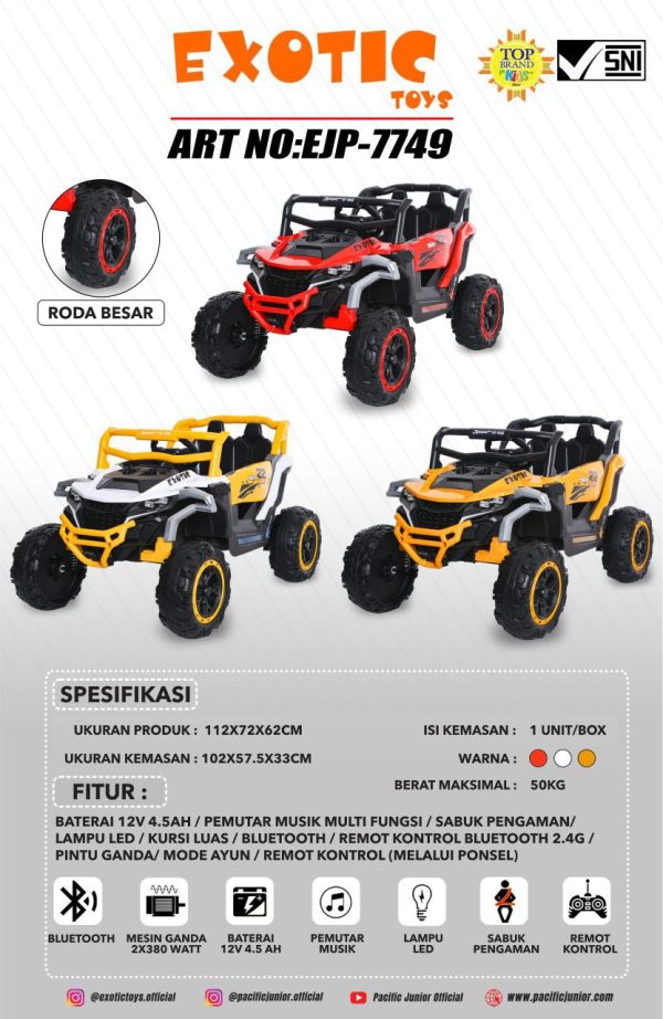 RC JEEP EXOTIC EJP-7749 - Gambar 7