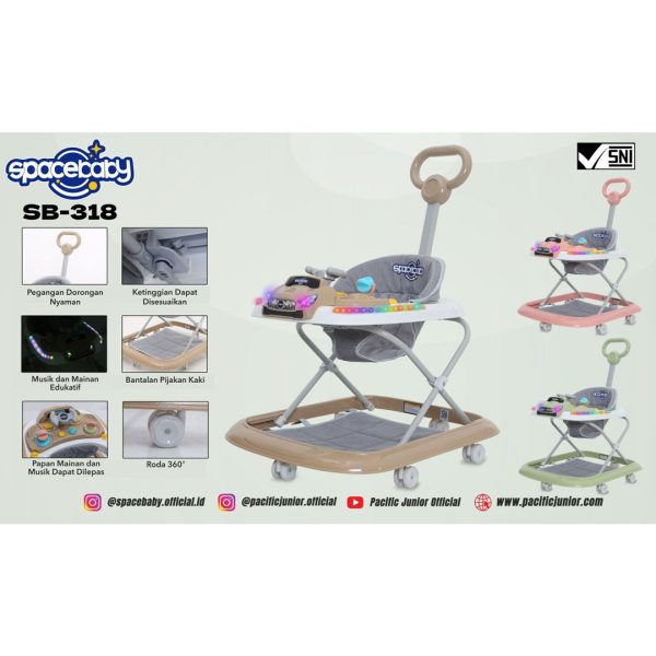 BABY WALKER SPACEBABY SB-318 - Gambar 3