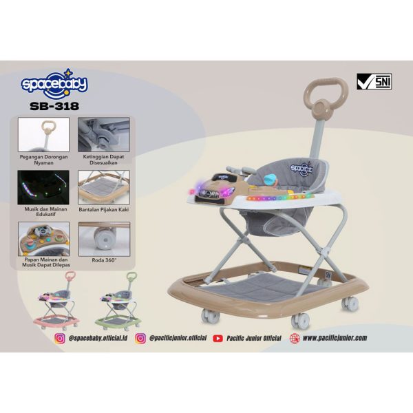 BABY WALKER SPACEBABY SB-318 - Gambar 4