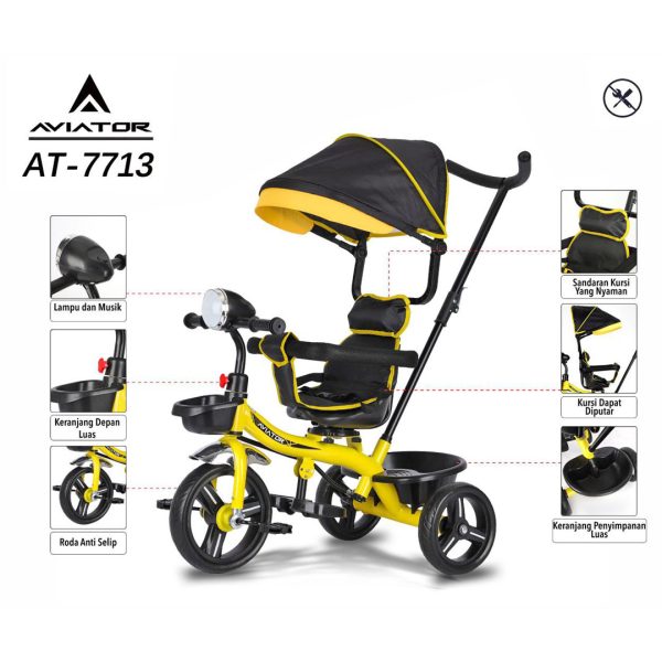 TRICYCLE AVIATOR AT-7713 - Gambar 2
