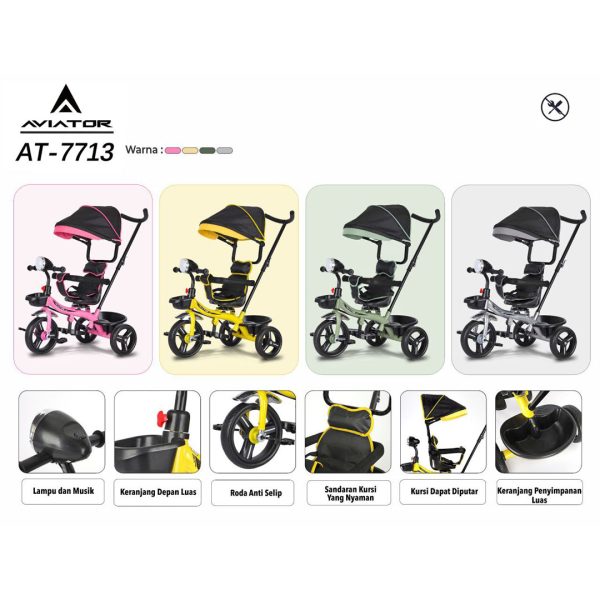 TRICYCLE AVIATOR AT-7713 - Gambar 6