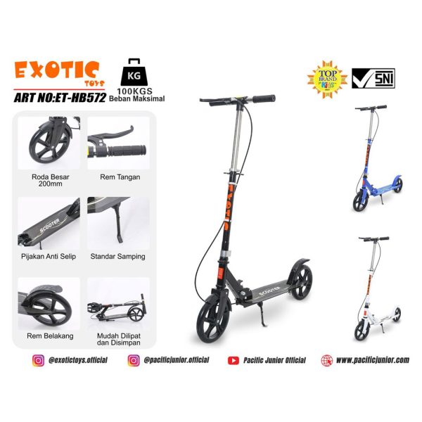 SCOOTER EXOTIC ET-HB572 - Gambar 4