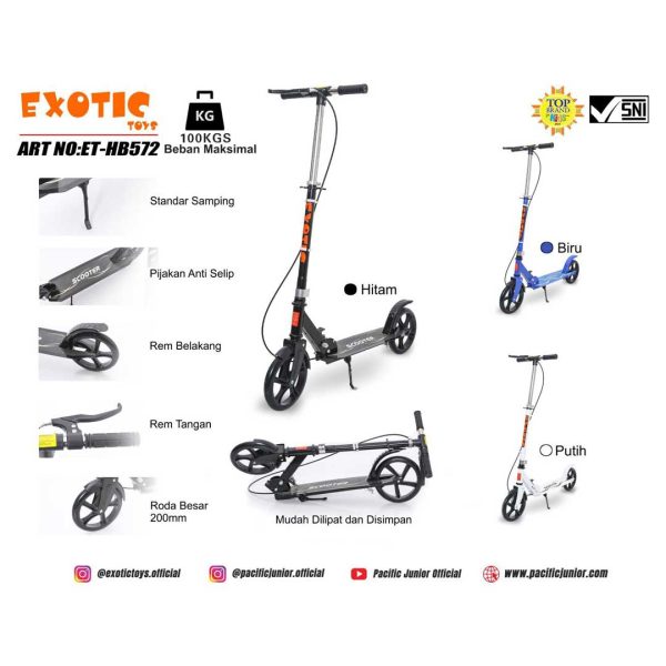 SCOOTER EXOTIC ET-HB572 - Gambar 5
