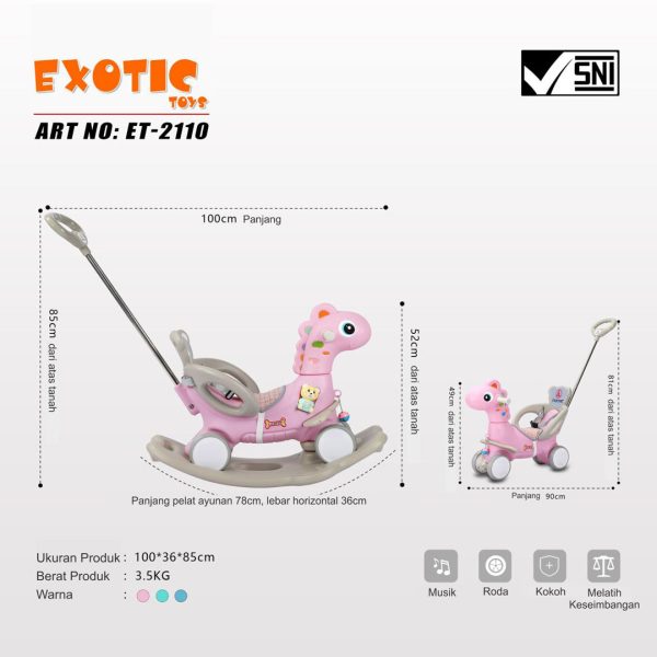 RIDE ON EXOTIC ET-2110 (3 IN 1) - Gambar 5