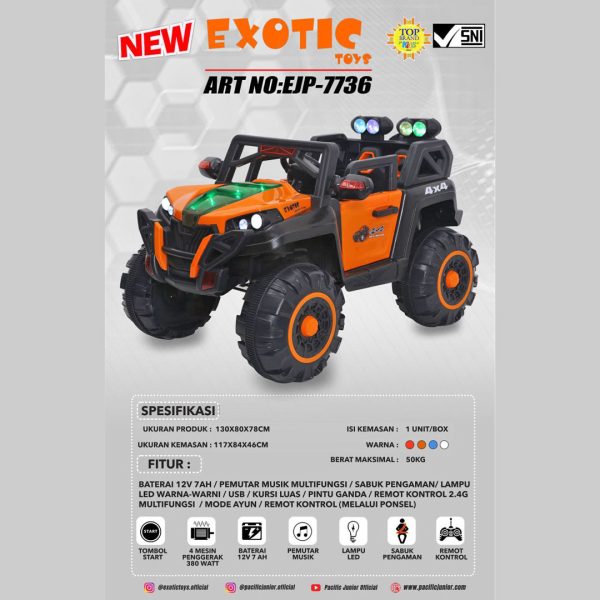 RC JEEP EXOTIC EJP-7736 - Gambar 6