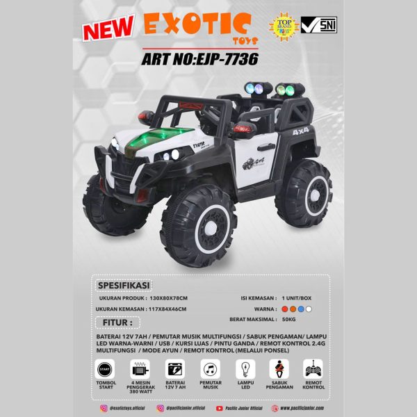 RC JEEP EXOTIC EJP-7736 - Gambar 5