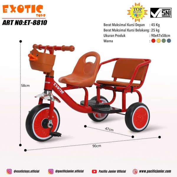 TRICYCLE EXOTIC ET-8810 - Gambar 3