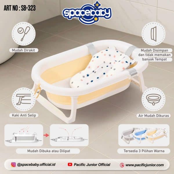 FOLDING BATH SPACEBABY SB-323 - Gambar 3